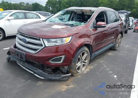 2015 Ford Edge Titanium from USA, damaged, VIN 2FMTK4K98FBB61693